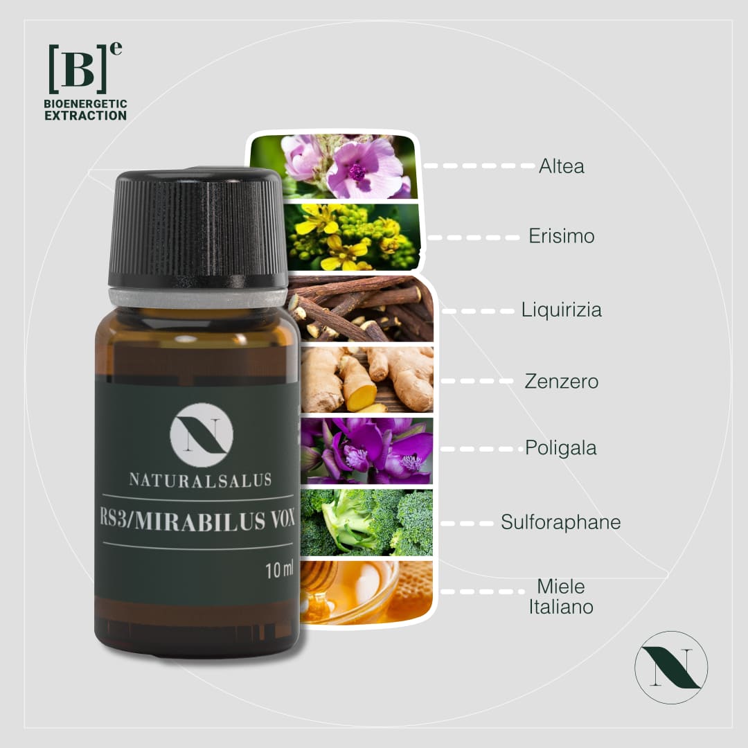 Integratore naturale per voce e gola professionale - RS3/MIRABILUS® VOX