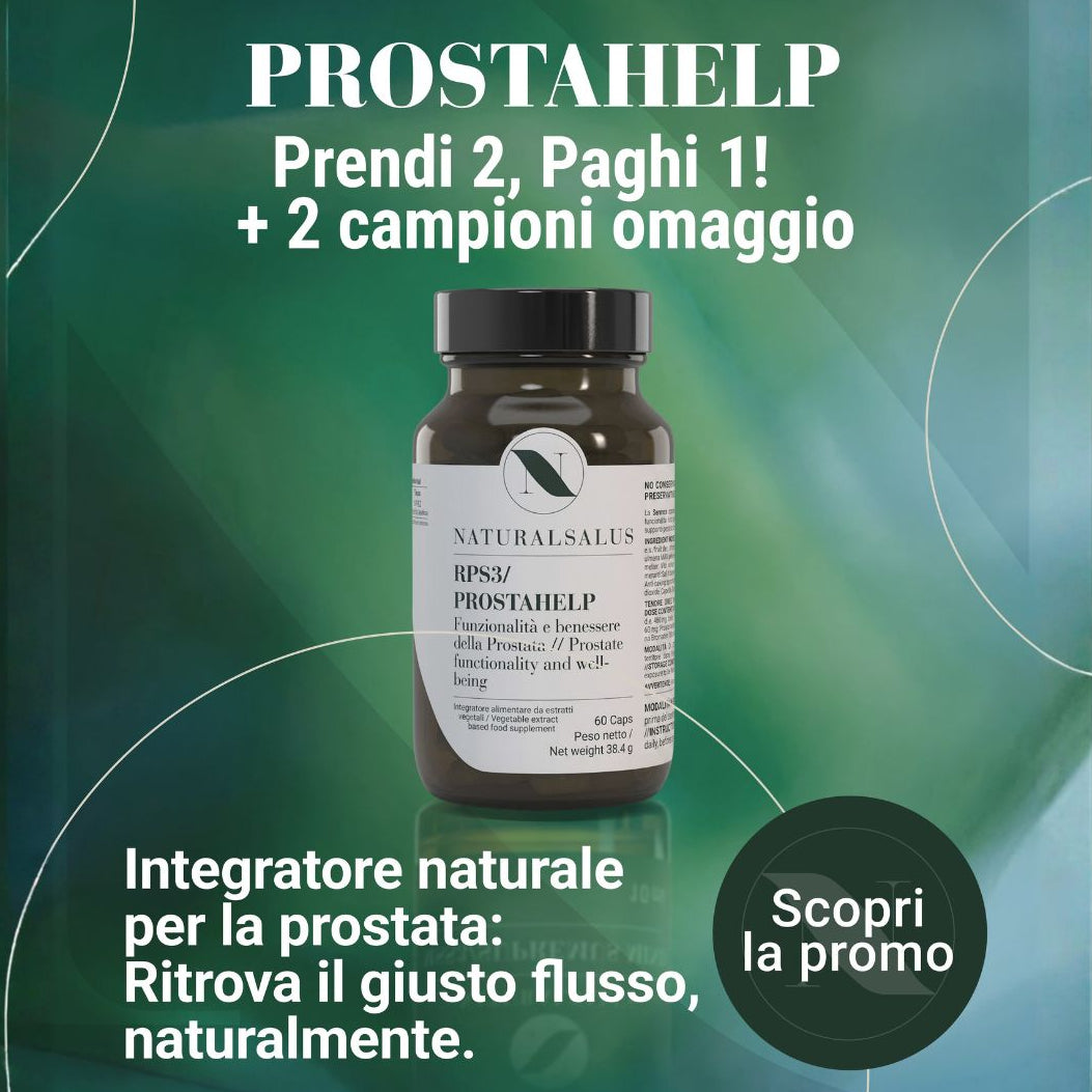 Integratore naturale per la prostata - PROSTAHELP (2 scatole)