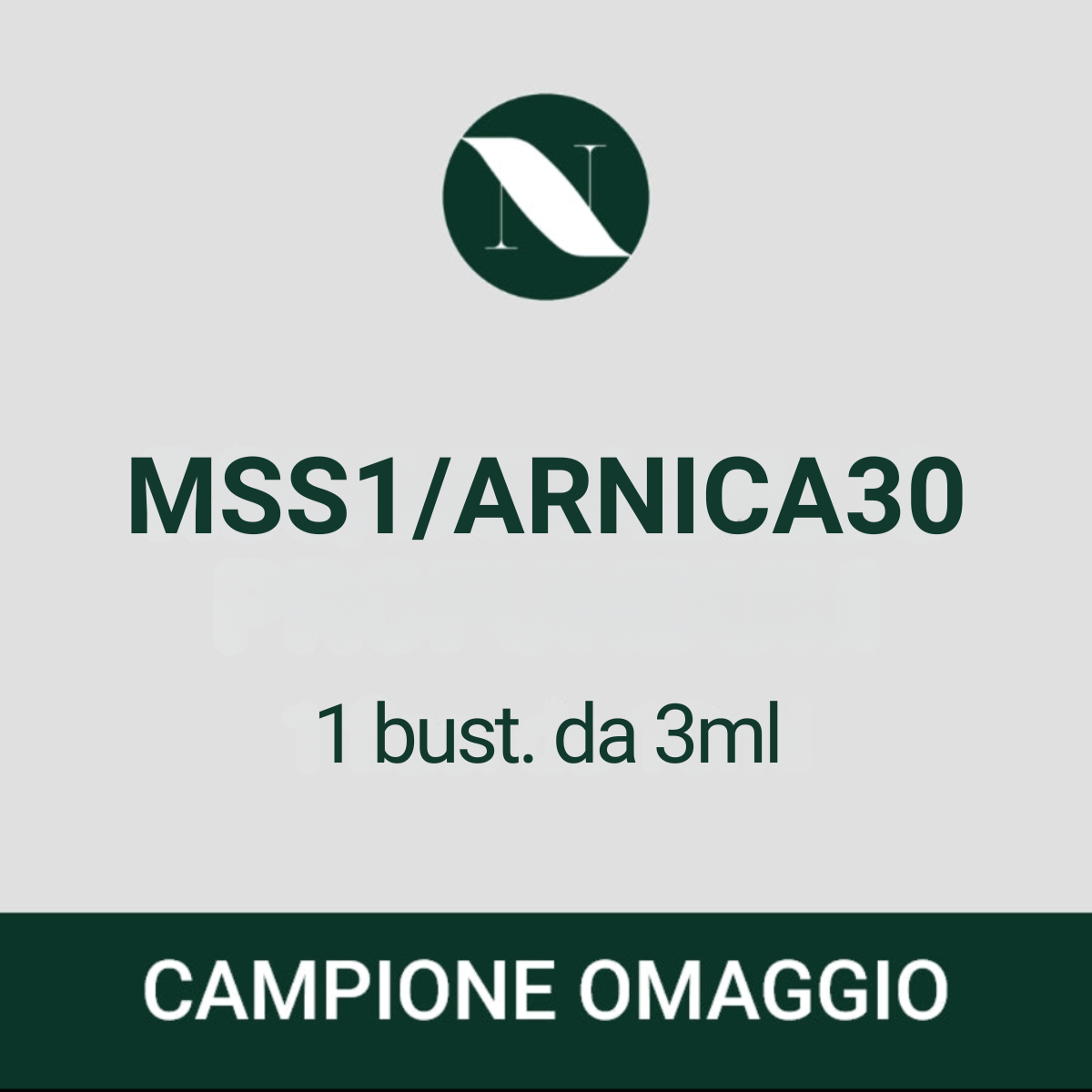 🎁 MSS1/ARNICA30 - 1 bust. da 3ml - CAMPIONE (100% off)