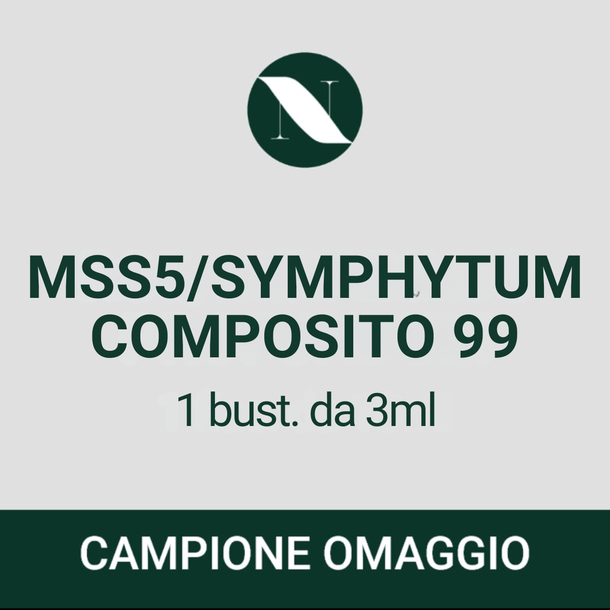 🎁 MSS5/SYMPHYTUM COMPOSITO 99 - 1 bust. da 3ml - CAMPIONE (100% off)